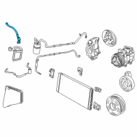 OEM 2001 Mercury Sable Hose & Tube Assembly Diagram - BU2Z-19D734-H