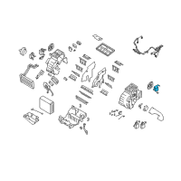 OEM 2007 Kia Amanti Mode Actuator, Right Diagram - 972723F100