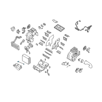 OEM Kia Amanti Sensor-A/C EVAPORATOR Core Diagram - 972563B500