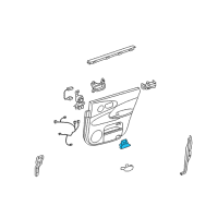 OEM 2009 Lexus GS450h Lamp Assembly, Courtesy Diagram - 81310-30010