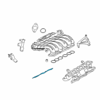OEM Chrysler Sebring Gasket-Gasket-Intake Manifold Diagram - MR561678