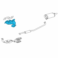 OEM 2000 Toyota Solara Manifold Diagram - 17140-20040