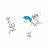OEM 2006 Hyundai Sonata Duct-Air "A" Diagram - 28210-3K010
