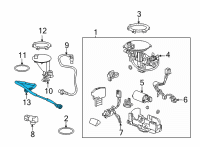OEM Toyota Avalon Vent Pipe Diagram - 77016-06040