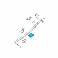 OEM Nissan Rear Spring Seat Lower Diagram - 55056-EA000