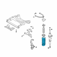 OEM 2015 Infiniti QX50 Front Spring Diagram - 54010-1BG2A