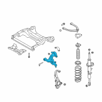 OEM 2012 Nissan Rogue Link Complete-Transverse, Rh Diagram - 54500-JG00B