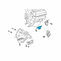 OEM 2004 Dodge Durango Bracket-Engine Mount Diagram - 52021639AB