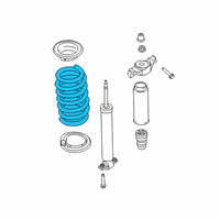 OEM 2019 Lincoln Nautilus Coil Spring Diagram - F2GZ-5560-L