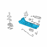 OEM Dodge Avenger Console-Floor Diagram - 1GP621DBAA