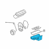 OEM 2002 Chevrolet Avalanche 2500 Pan Asm-Oil Diagram - 12574833