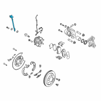 OEM 2021 Hyundai Tucson Hose-Rear Wheel LH Diagram - 58737-D3000