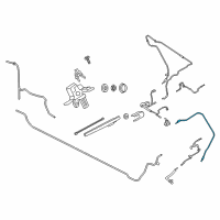 OEM 2021 Ford Expedition Washer Hose Diagram - JL1Z-17A605-N