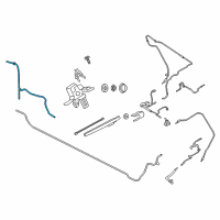 OEM 2020 Ford Expedition Washer Hose Diagram - JL1Z-17A605-K