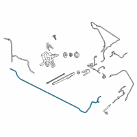OEM 2020 Ford Expedition Washer Hose Diagram - JL1Z-17A605-B