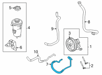 OEM 2011 Ford E-250 Pressure Hose Diagram - BC2Z-3A719-E