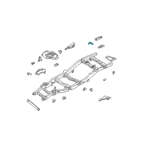 OEM 2003 Nissan Frontier Bracket Assy-Canister Diagram - 50790-8Z400