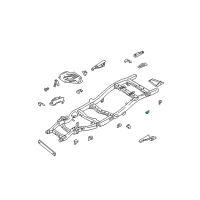 OEM Nissan Xterra Bracket Assy-Rear Spring, Rear LH Diagram - 50391-7Z030