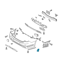 OEM Kia K900 Ultrasonic Sensor As Diagram - 957203T200SWP