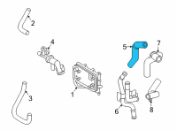 OEM Hyundai Santa Cruz Hose Assembly-Oil Cooling Diagram - 25478-2S000