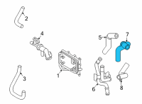 OEM 2021 Hyundai Sonata Hose Assembly-Oil Cooling Diagram - 25476-2S000