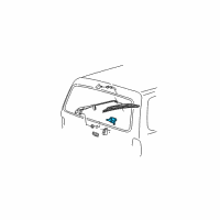 OEM 2008 Lincoln Navigator Rear Motor Diagram - 6L1Z-17508-AA