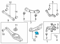 OEM 2022 Hyundai Ioniq 5 BUSH-RR TRAILING ARM Diagram - 55278-GI000