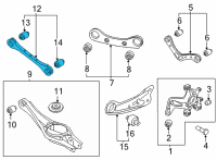 OEM Hyundai ARM ASSY-RR ASSIST Diagram - 55250-GI000