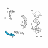 OEM 2015 Ford Escape Inlet Hose Diagram - CV6Z-9A624-E