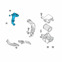 OEM 2014 Ford Escape Inlet Duct Diagram - CV6Z-9C623-C