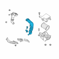 OEM 2014 Ford Escape Air Inlet Tube Diagram - CV6Z-9B659-H