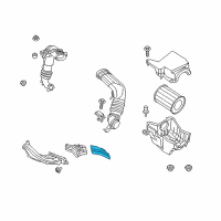 OEM 2015 Ford Escape Inlet Duct Diagram - BV6Z-9C675-A