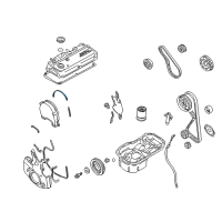 OEM 2005 Chrysler Sebring Gasket-Timing Cover Diagram - MD310607