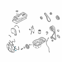 OEM Dodge Stratus Gasket-Timing Cover Diagram - MD310605