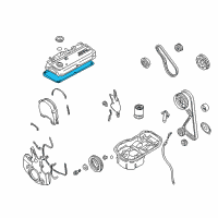 OEM 2003 Dodge Stratus Gasket-Rocker Cover Diagram - 1035A914