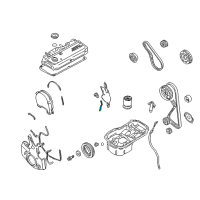 OEM 2002 Chrysler Sebring Gasket-Timing Cover Diagram - MD324758