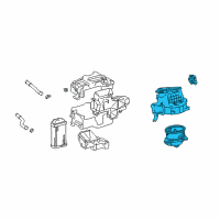 OEM 2000 Toyota Tundra Blower Assembly Diagram - 87130-0C010