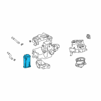OEM Toyota Tundra Heater Core Diagram - 87107-0C010