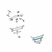 OEM 1996 Toyota Tacoma Leaf Spring Diagram - 48201-04051