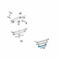 OEM 1997 Toyota Tacoma Spring Assembly Diagram - 48210-04032