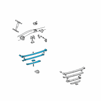 OEM 1990 Toyota Pickup Spring Assembly, Rear Diagram - 48210-35771