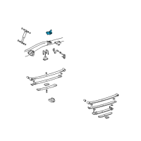 OEM Toyota Tacoma Shock Upper Bracket Diagram - 48505-35050