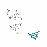 OEM Toyota Tacoma Spring Assembly Diagram - 48210-04360