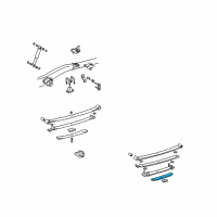 OEM 1996 Toyota Tacoma Leaf Spring Diagram - 48214-04021