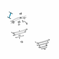 OEM 1996 Toyota Tacoma Shock Diagram - 48541-09023