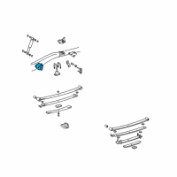 OEM Toyota Spring Assembly Front Bracket Diagram - 48407-35030