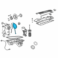 OEM BMW 323is Lower Chain Case Metal Gasket Diagram - 11-14-1-740-846