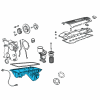 OEM BMW Z3 Oil Pan Diagram - 11-13-7-834-880