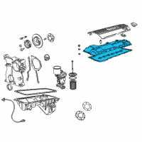 OEM 2002 BMW M3 Cylinder Head Cover Diagram - 11-12-7-838-754