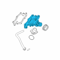 OEM Ford Excursion Water Pump Diagram - 3C3Z-8501-A